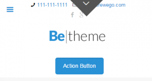 headers call to action in wordpress themes